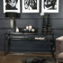 Libra Belgravia Stainless Steel and Glass  Console Table 160x45x76cm